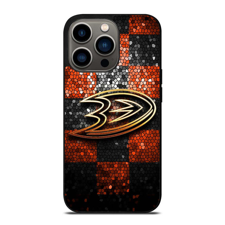 ANAHEIM DUCKS GOLD LOGO iPhone 13 Pro Case Cover