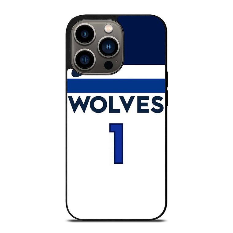 ANTHONY EDWARDS MINNESOTA TIMBERWOLVES NBA iPhone 13 Pro Case Cover