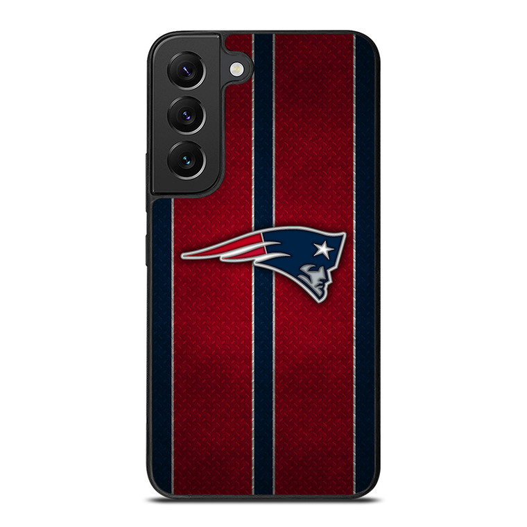 NEW ENGLAND PATRIOTS NFL METAL STRIPE Samsung Galaxy S22 Plus Case Cover