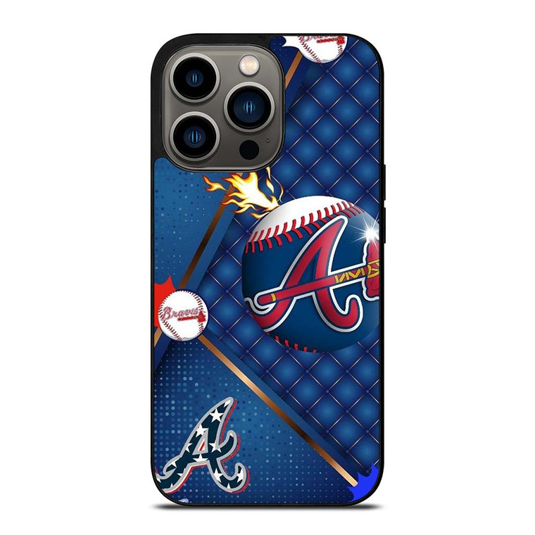 ATLANTA BRAVES LOVE BASEBALL iPhone 13 Pro Case Cover