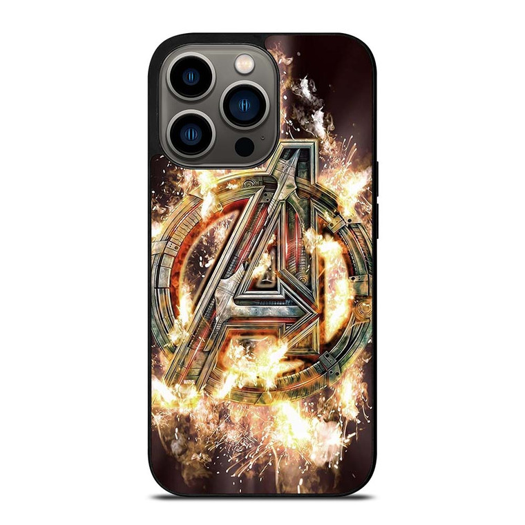 AVENGERS FIRE LOGO iPhone 13 Pro Case Cover