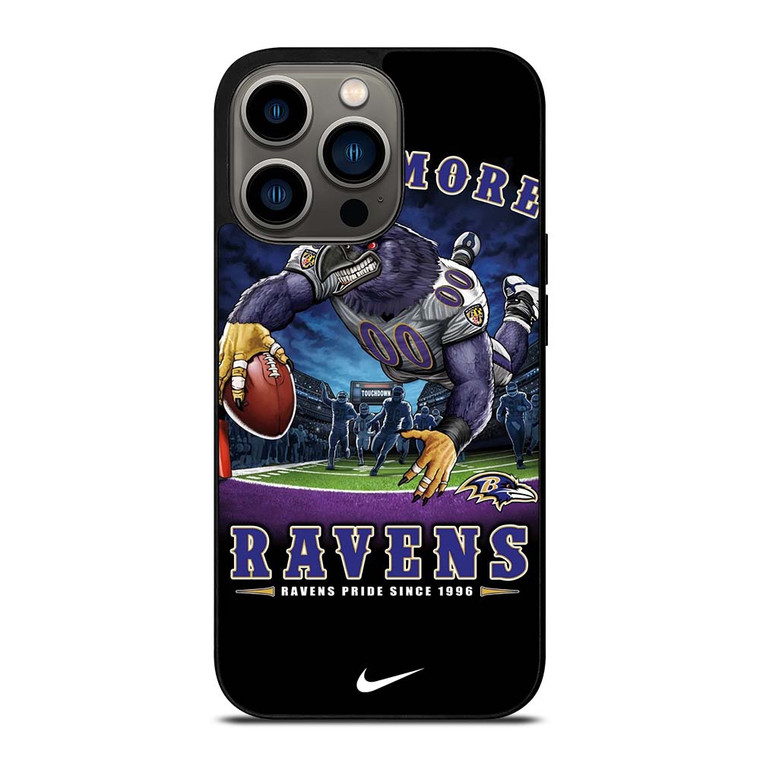 BALTIMORE RAVENS NFL ART iPhone 13 Pro Case Cover