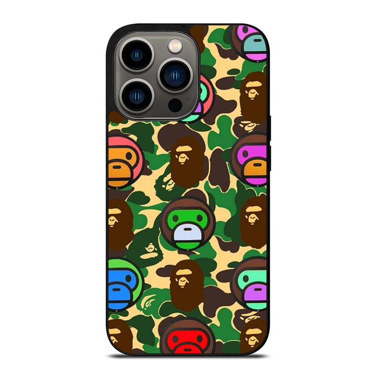 BAPE BABY MILO CAMO iPhone 13 Pro Case Cover