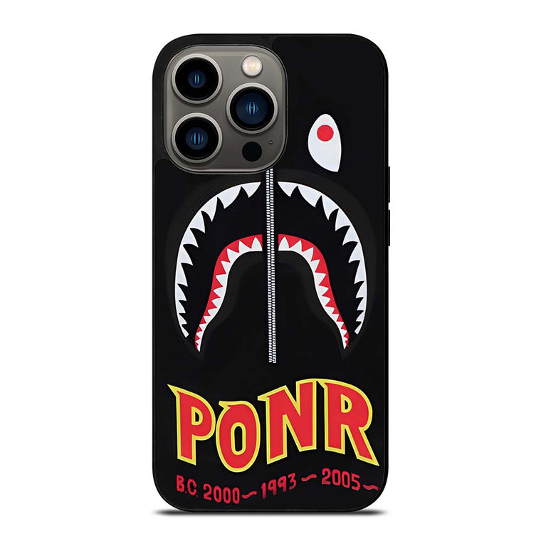 BAPE BATHING APE X PONR iPhone 13 Pro Case Cover