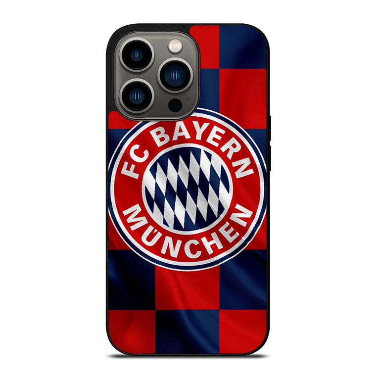 BAYERN MUNCHEN FC FLAG LOGO iPhone 13 Pro Case Cover