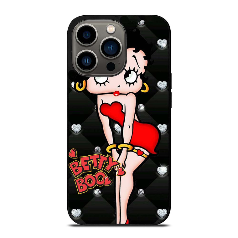 BETTY BOOP DIAMOND POLKADOT iPhone 13 Pro Case Cover