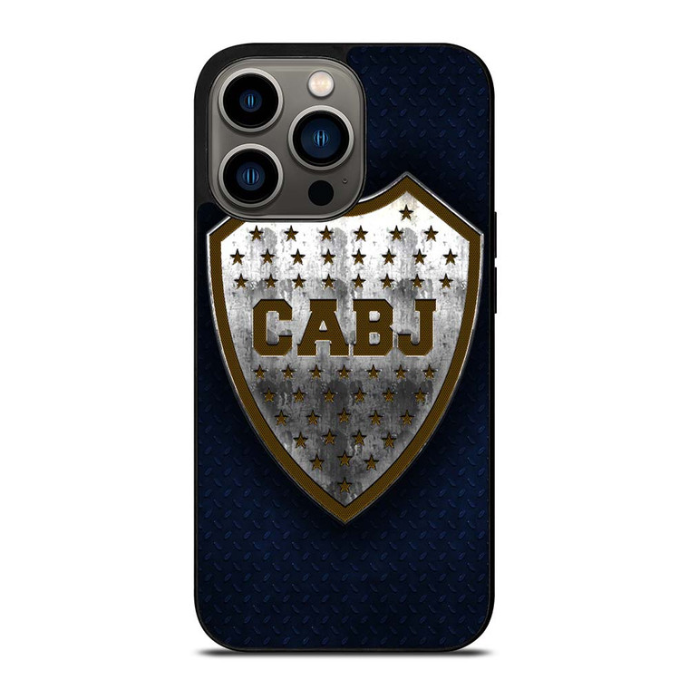 BOCA JUNIORS FC METAL LOGO iPhone 13 Pro Case Cover