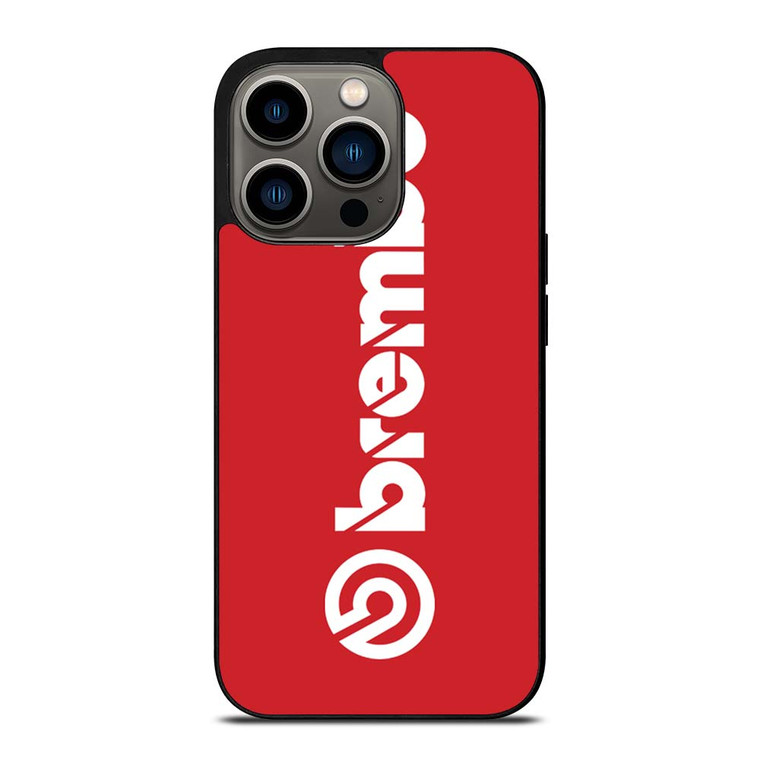 BREMBO DISC BRAKE RED LOGO iPhone 13 Pro Case Cover