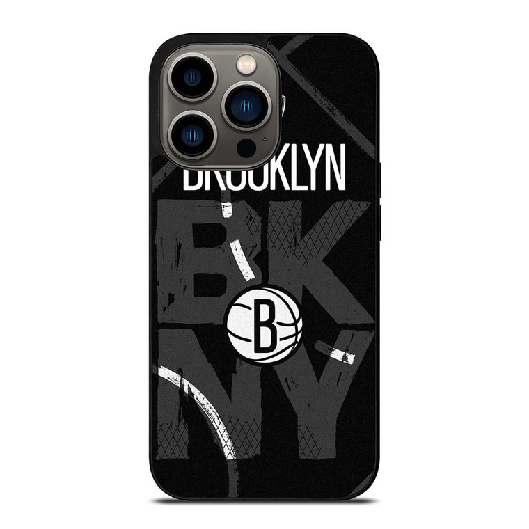BROOKLYN NETS BASEBALL LOGO NBA iPhone 13 Pro Case Cover