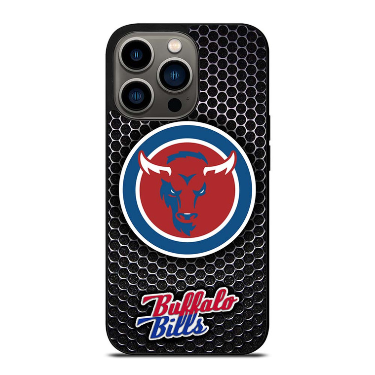 BUFFALO BILLS METAL LOGO iPhone 13 Pro Case Cover BUFFALO BILLS METAL LOGO iPhone 13 Pro Case Cover