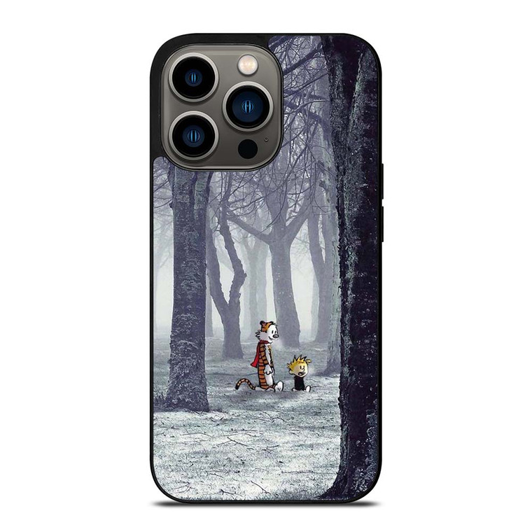 CALVIN AND HOBBES CARTOON iPhone 13 Pro Case Cover