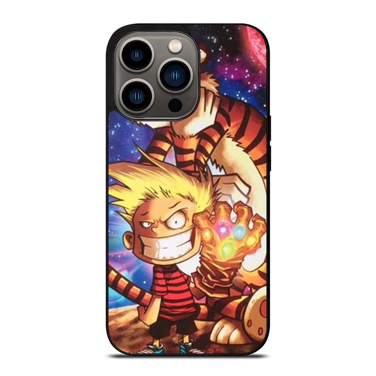CALVIN AND HOBBES INFINITY GAUNTLET iPhone 13 Pro Case Cover