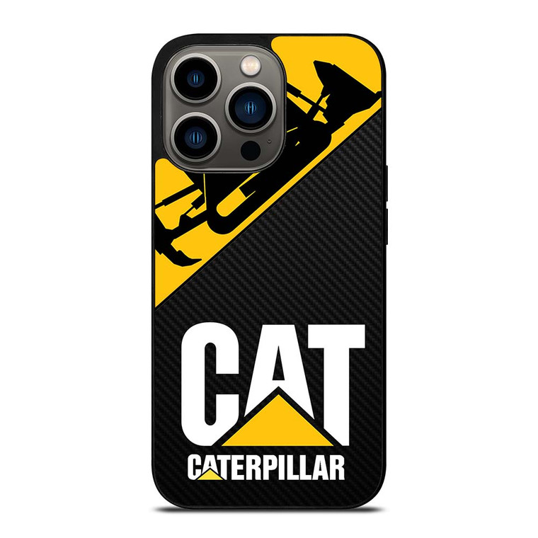 CATERPILLAR CAT BULLDOZER CARBON iPhone 13 Pro Case Cover