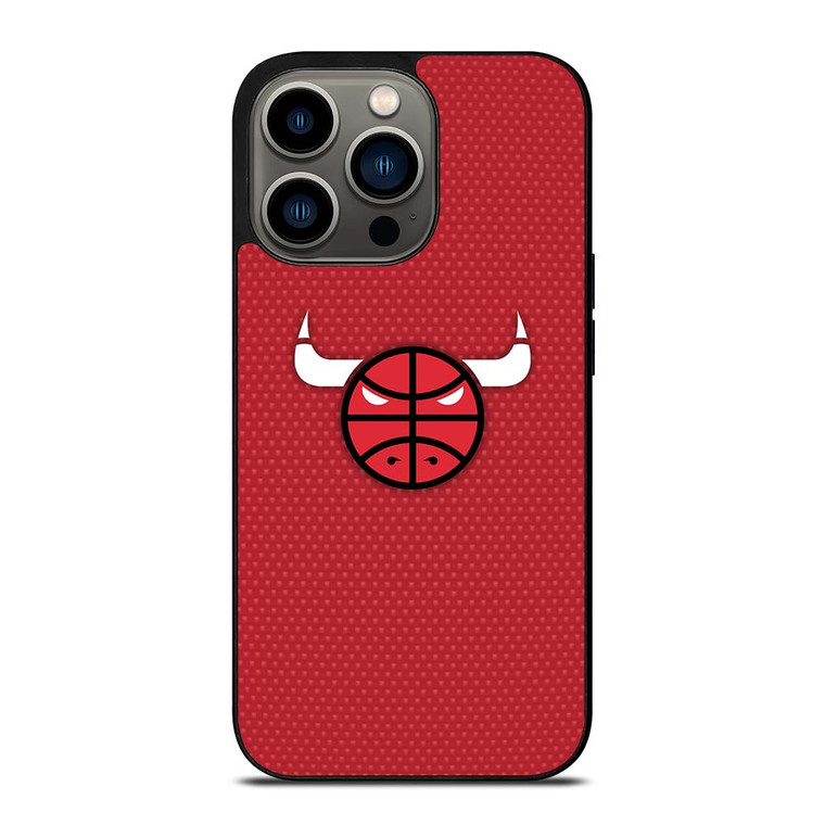CHICAGO BULLS LOGO FAN ART iPhone 13 Pro Case Cover