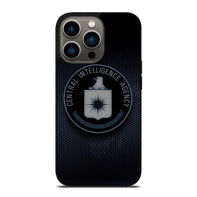 CIA CENTRAL INTELLIGENCE AGENCY METAL LOGO iPhone 13 Pro Case Cover