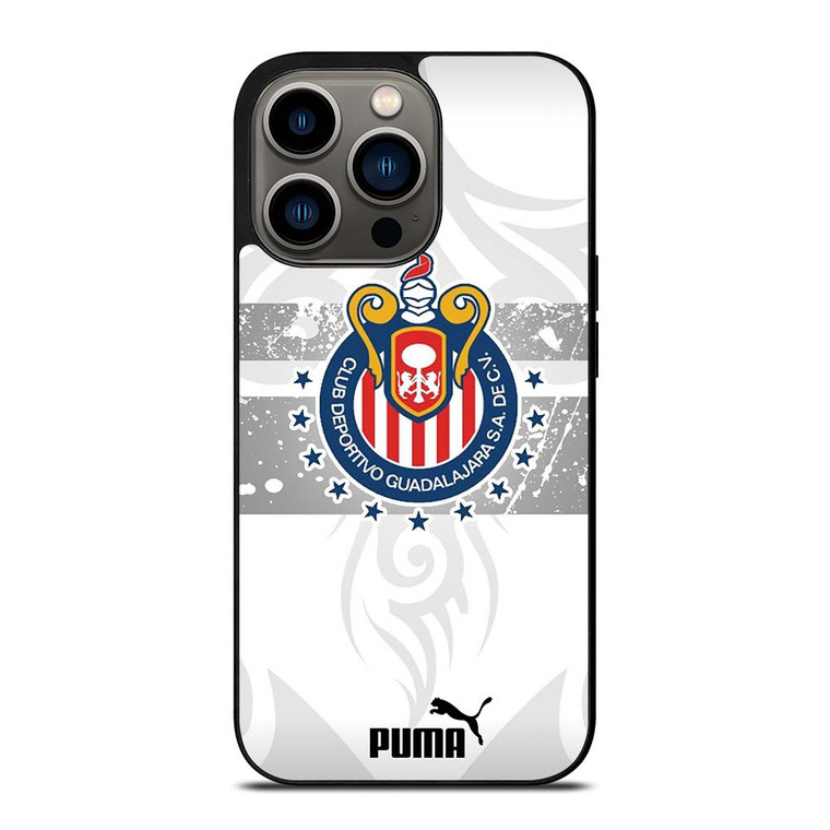 CLUB DEPORTIVO GUADALAJARA PUMA WHITE iPhone 13 Pro Case Cover