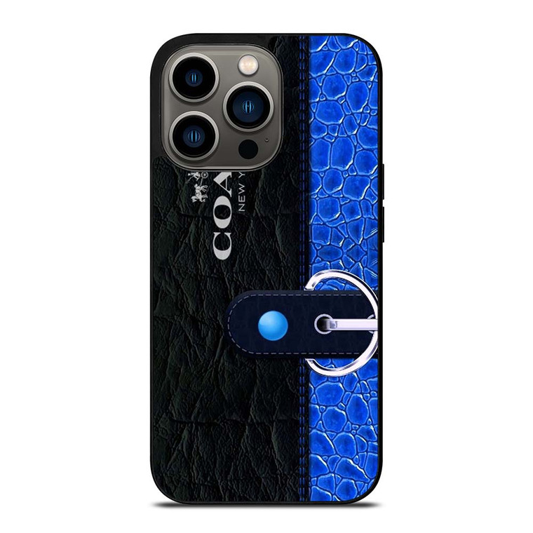 COACH BAG BLUE iPhone 13 Pro Case Cover COACH BAG BLUE iPhone 13 Pro Case Cover