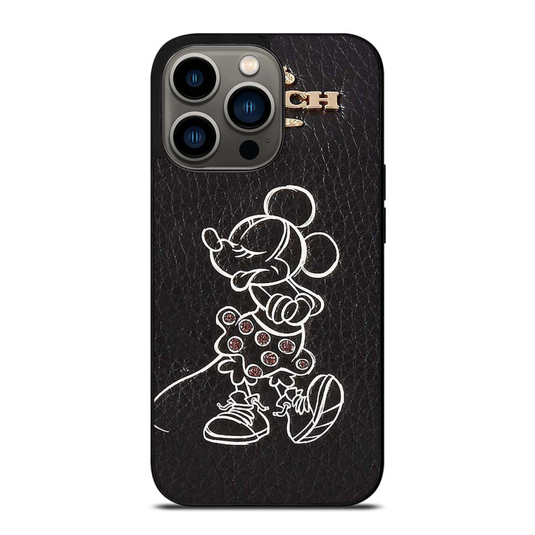 COACH DISNEY MINNIE MOUSE iPhone 13 Pro Case Cover