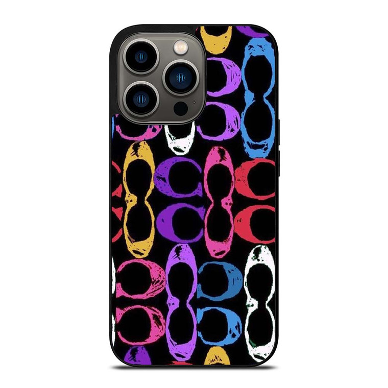 COACH NEW YORK ART LOGO iPhone 13 Pro Case Cover