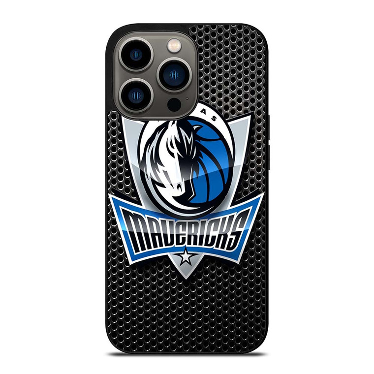 DALLAS MAVERICKS METAL LOGO iPhone 13 Pro Case Cover