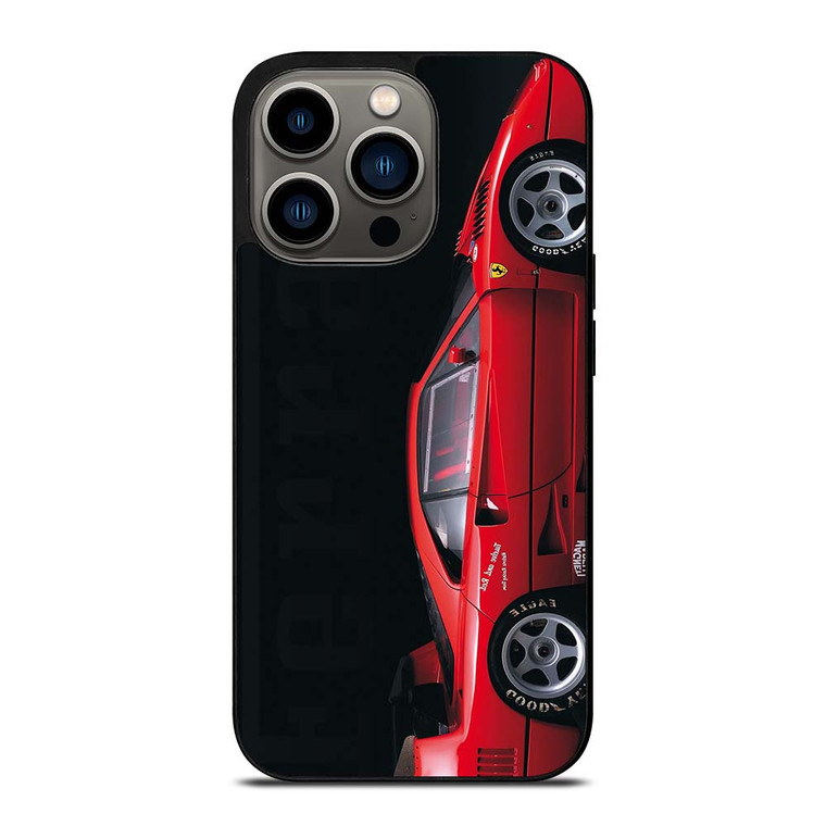 FERRARI F40 VINTAGE SUPERCAR iPhone 13 Pro Case Cover