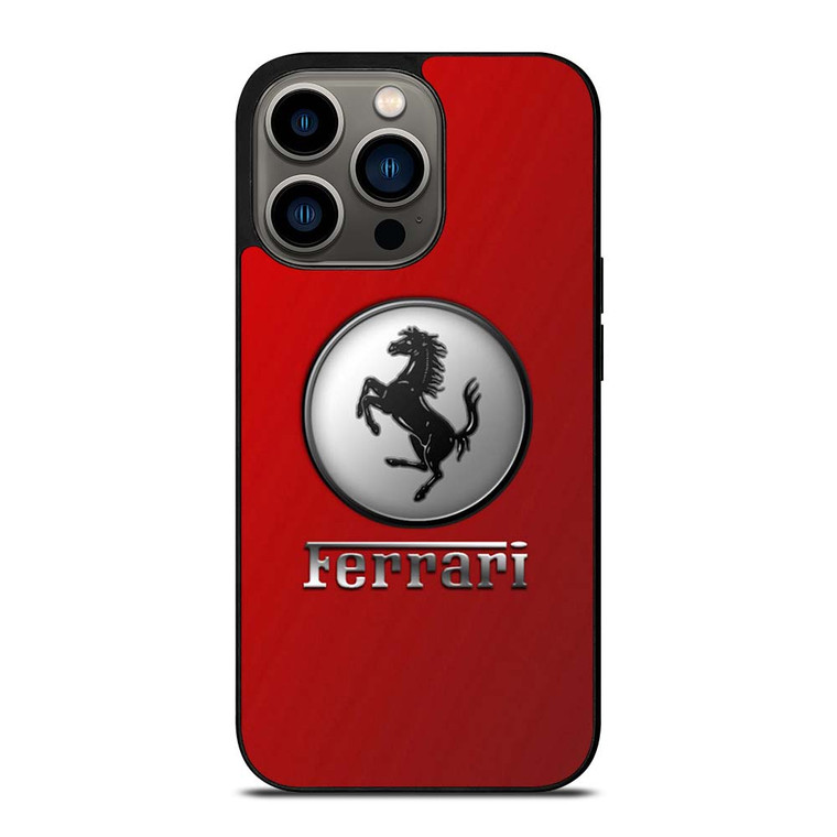FERRARI SUPER CAR BUTTON iPhone 13 Pro Case Cover