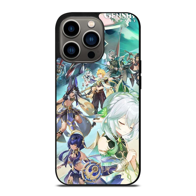 GENSHIN IMPACT MOBILE GAME CHARACTERS iPhone 13 Pro Case Cover