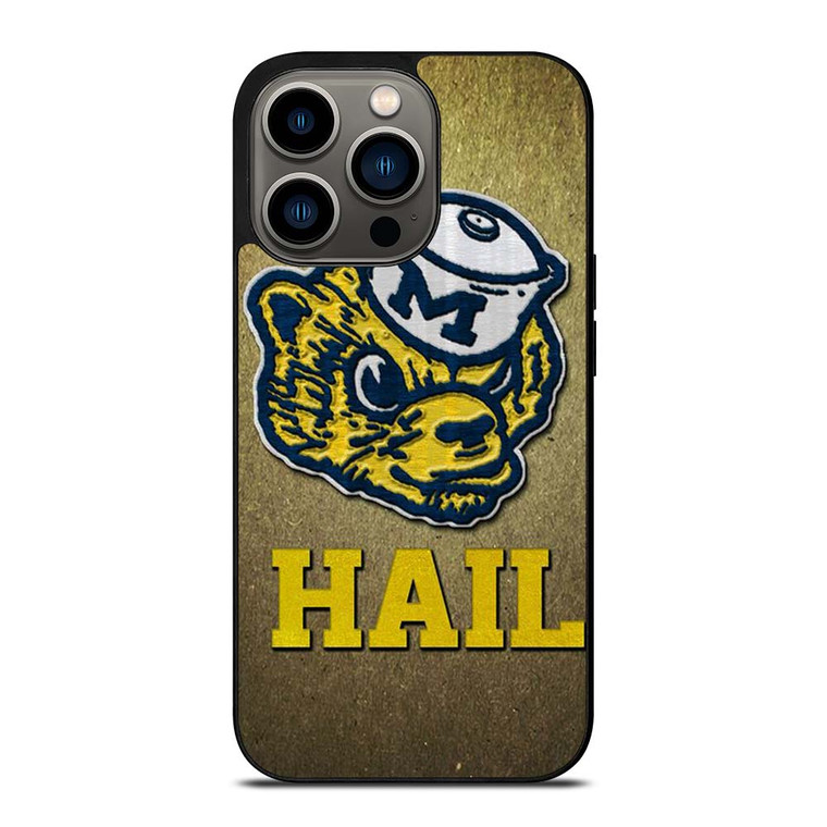 HAIL MICHIGAN WOLVERINES ICON iPhone 13 Pro Case Cover