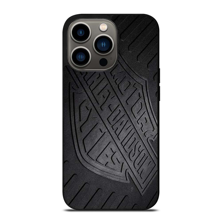 HARLEY DAVIDSON METAL LOGO iPhone 13 Pro Case Cover