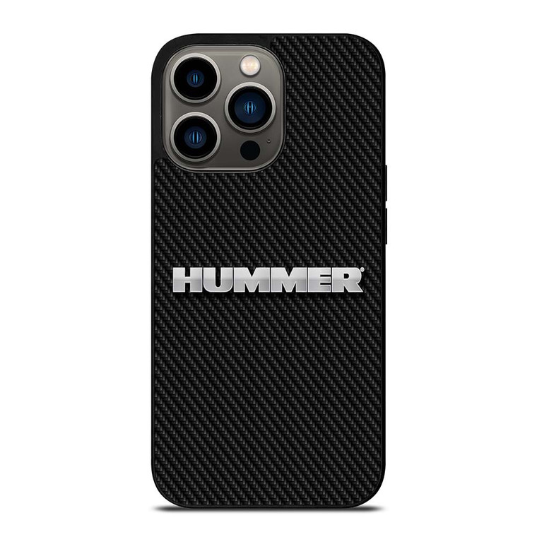 HUMMER CAR LOGO CARBON iPhone 13 Pro Case Cover