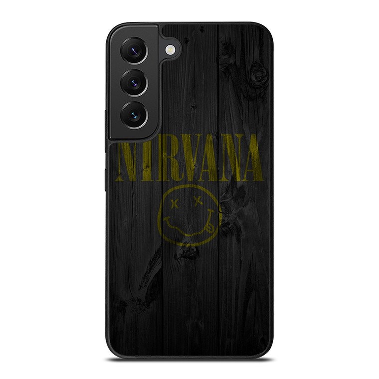 NIRVANA ROCK BAND WOODEN LOGO Samsung Galaxy S22 Plus Case Cover NIRVANA ROCK BAND WOODEN LOGO Samsung Galaxy S22 Plus Case Cover
