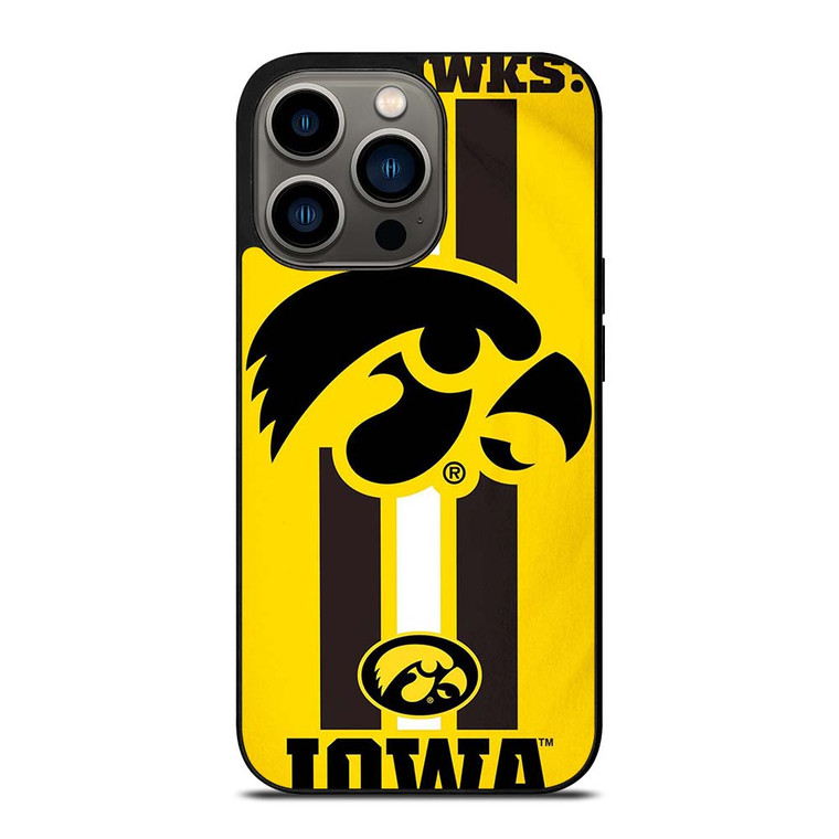 IOWA HAWKEYES FLAG iPhone 13 Pro Case Cover