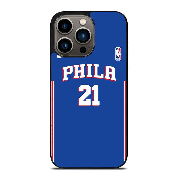 JOEL EMBIID PHILADELPHIA SIXERS NBA iPhone 13 Pro Case Cover