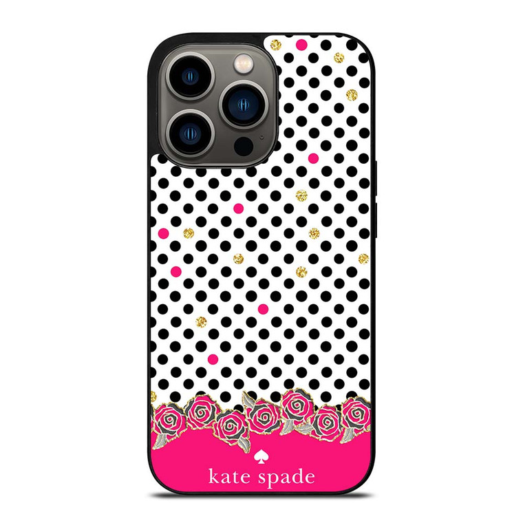 KATE SPADE FLOWER POLKADOT iPhone 13 Pro Case Cover