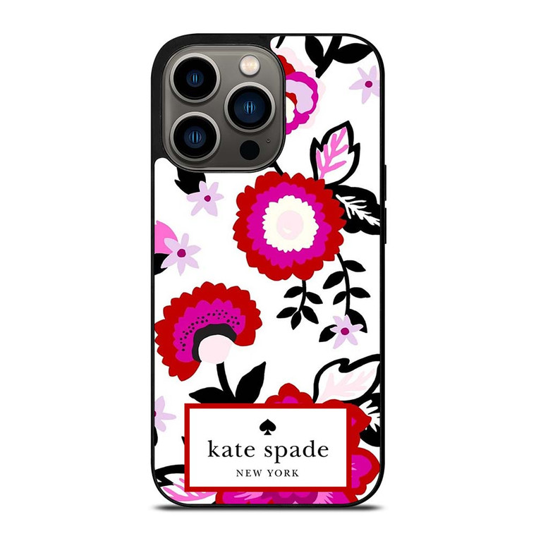 KATE SPADE NEW YORK FLOWER ART iPhone 13 Pro Case Cover