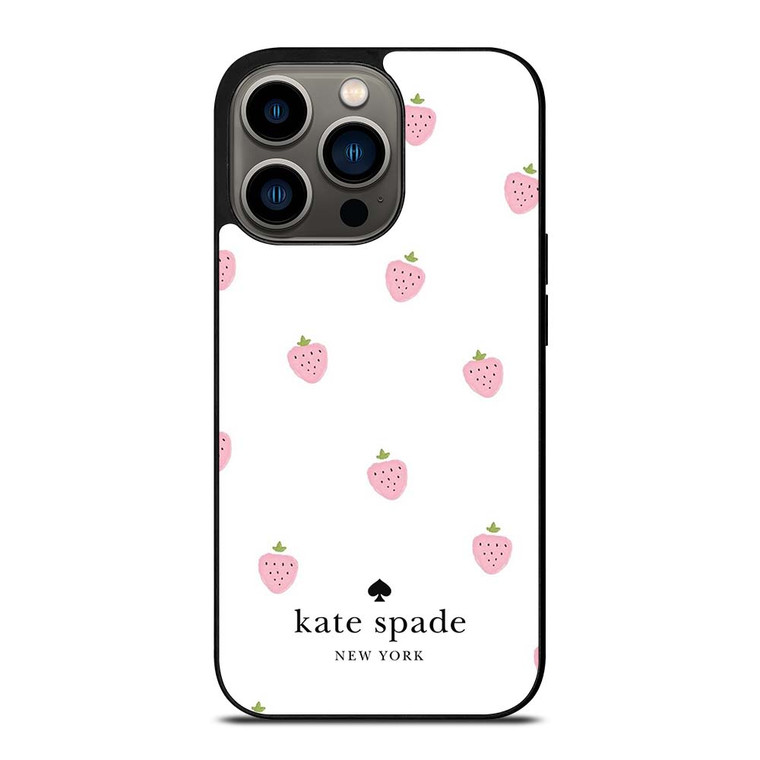 KATE SPADE NEW YORK PINK STRAWBERRY iPhone 13 Pro Case Cover