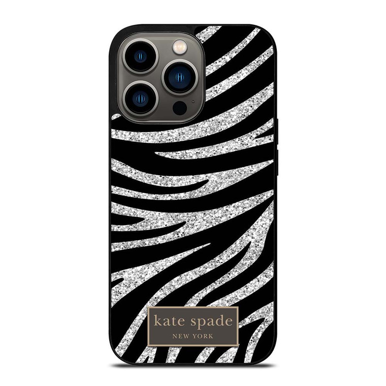 KATE SPADE NEW YORK ZEBRA PATTERN iPhone 13 Pro Case Cover