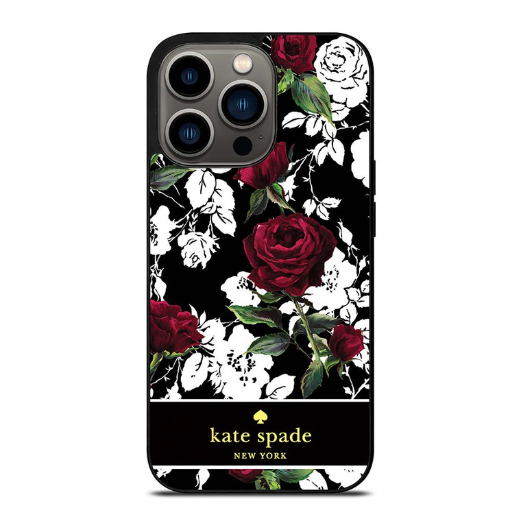 KATE SPADE ROSE RED WHITE iPhone 13 Pro Case Cover