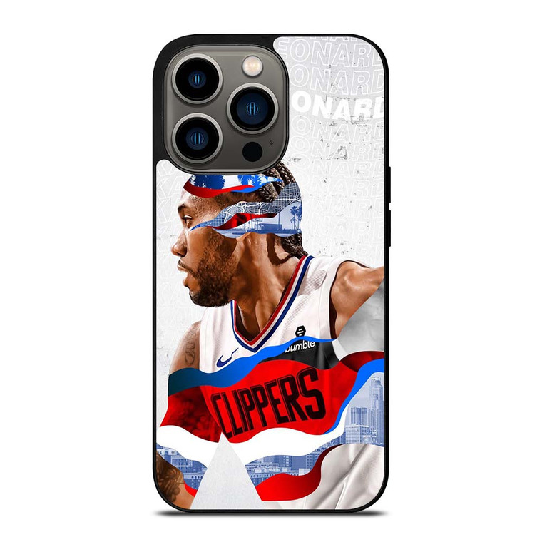 KAWHI LEONARD LOS ANGELES CLIPPERS iPhone 13 Pro Case Cover