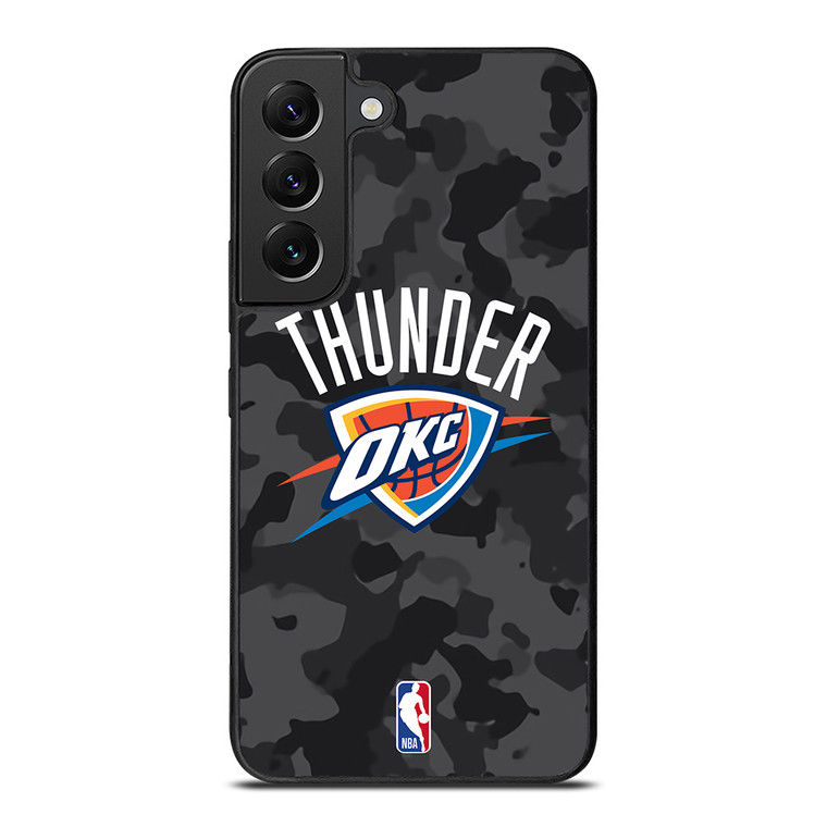 OKLAHOMA CITY THUNDER BLACK CAMO Samsung Galaxy S22 Plus Case Cover