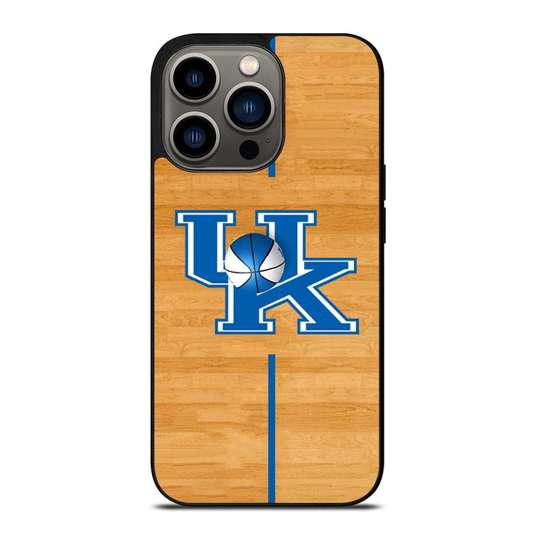 KENTUCKY WILDCATS WOODEN SYMBOL iPhone 13 Pro Case Cover