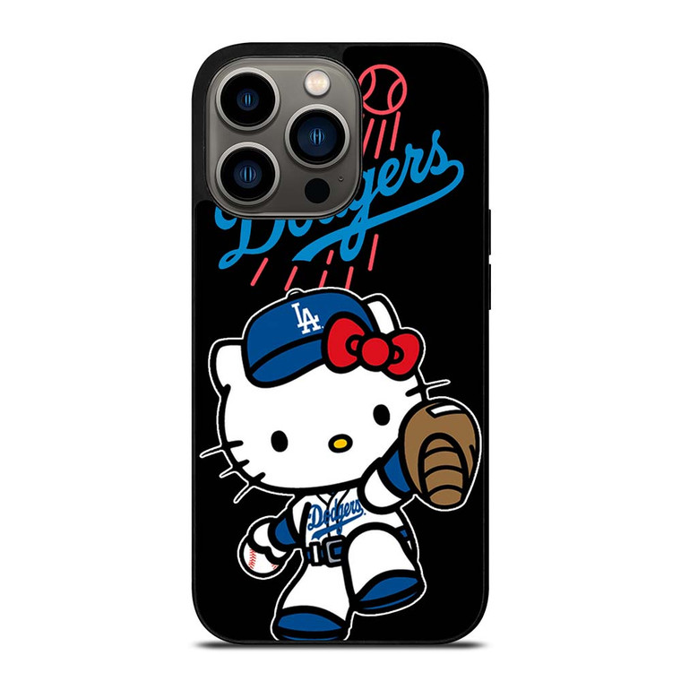 LA DODGERS HELLO KITTY BASEBALL iPhone 13 Pro Case Cover