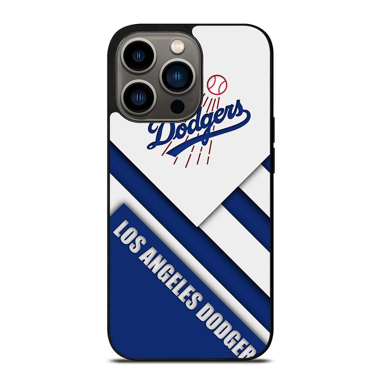 LA DODGERS WHITE BLUE STRIPS iPhone 13 Pro Case Cover