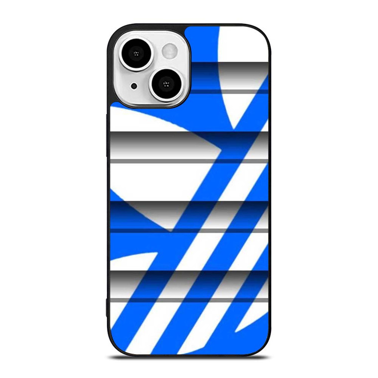 ADIDAS SLICED LOGO BLUE  iPhone 13 Mini Case Cover