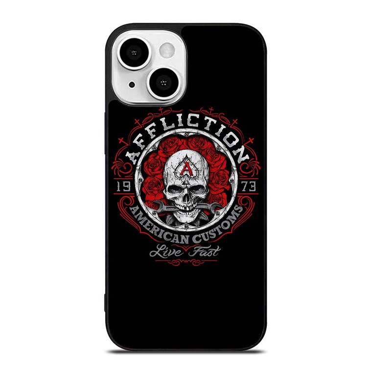 AFFLICTION AMERICAN CUSTOM iPhone 13 Mini Case Cover AFFLICTION AMERICAN CUSTOM iPhone 13 Mini Case Cover