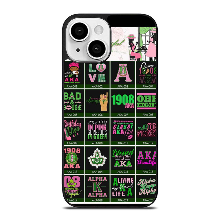 AKA PINK COLLAGE iPhone 13 Mini Case Cover