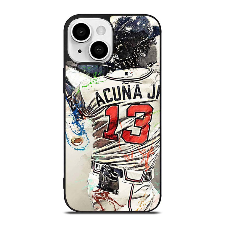 ATLANTA BRAVES ACUNA JR 13 BASEBALL iPhone 13 Mini Case Cover