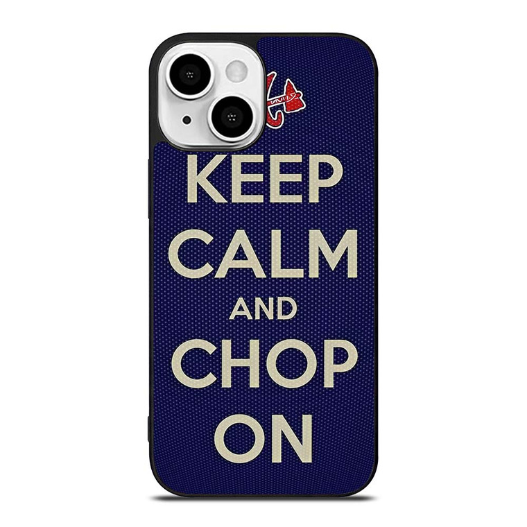 ATLANTA BRAVES CHOP ON BASEBALL iPhone 13 Mini Case Cover