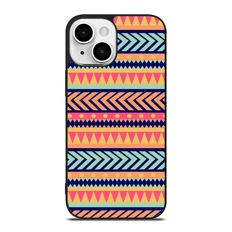 AZTEC TRIBAL PATTERN iPhone 13 Mini Case Cover
