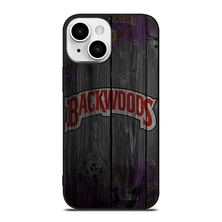 BACKWOODS CIGARETTES WOODEN LOGO iPhone 13 Mini Case Cover